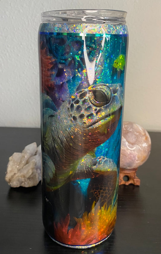 20oz Glow turtle